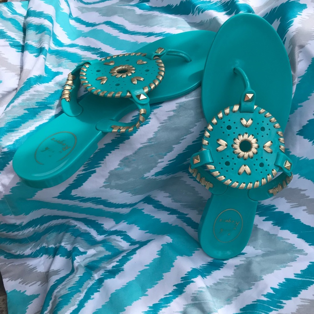 Jack Roger’s Teal/turquoise Georgica Sandal